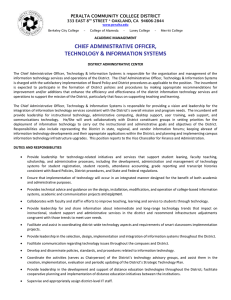 9. CAO Technology and Information System job description