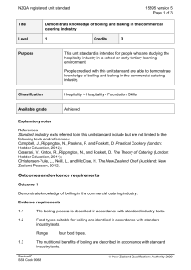 NZQA registered unit standard 15895 version 5  Page 1 of 3