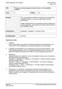 NZQA registered unit standard 19770 version 4  Page 1 of 3
