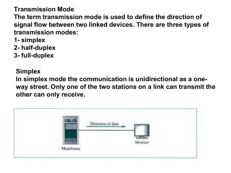 Explain Different Types Of Data Transmission Modes Ricardo has Williams