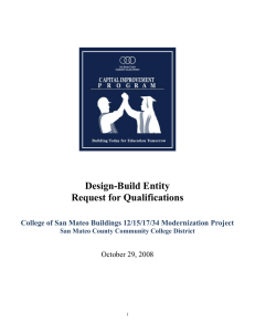 October 29, 2008 - Request For Qualifications