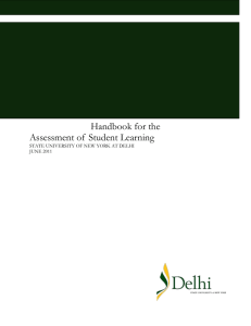 Academic Assessment Handbook