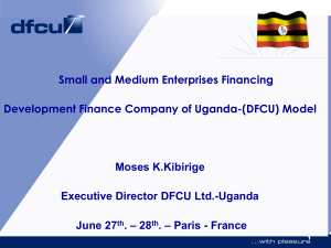 Mr. Moses Kibirige, Executive Director, DFCU Ltd and CEO, DFCU Group, Uganda