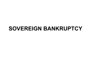 SOVEREIGN BANKRUPTCY