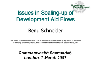 Macroeconomic Implications of Scaling-up of Aid Flows