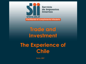 Trade and Investment Issues for Chile (Kana)