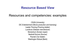 RBV Examples