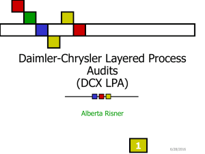 Daimler-Chrysler Layered Process Audits(2).ppt