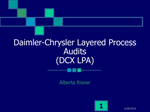 Daimler-Chrysler Layered Process Audits.ppt