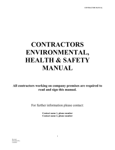 Contractors Manual template - blank.doc