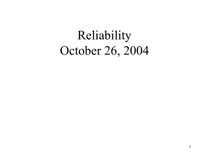 Lecture 10 Reliability.ppt
