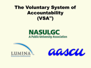 Voluntary System of Accountability