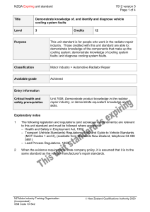 NZQA unit standard 7012 version 5