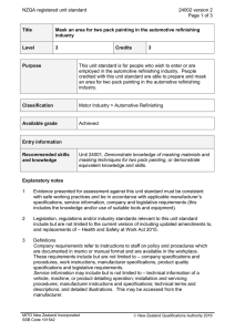 NZQA registered unit standard 24002 version 2  Page 1 of 3