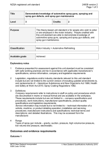 NZQA registered unit standard 24008 version 2  Page 1 of 3