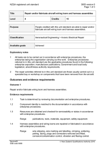 NZQA registered unit standard 3955 version 6  Page 1 of 3
