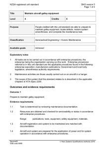 NZQA registered unit standard 3943 version 5  Page 1 of 4