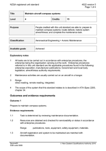 NZQA registered unit standard 4022 version 5  Page 1 of 4