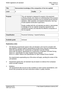 NZQA registered unit standard 13521 version 4  Page 1 of 3