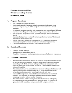 Clinical Laboratory Science