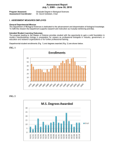 Assessment Report – June 30, 2010 July 1, 2009