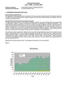 Assessment Report – June 30, 2009 July 1, 2008