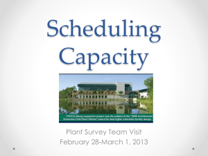 G. Scheduling Capacity-Plant Survey- Feb. 28-March 1, 2013 [.pdf.268kb]