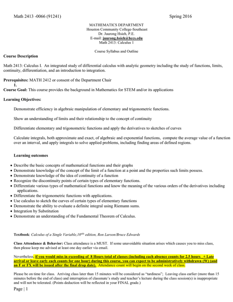 Math 2413 Syllabus HCC Juurong Hsieh Spring 2016 doc math-2413-syllabus-hcc-juurong-hsieh-spring-2016-doc