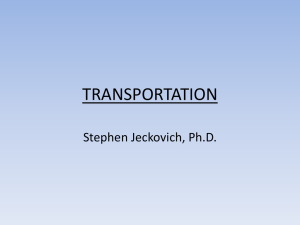 Transportation by Steve Jeckovich (powerpoint)