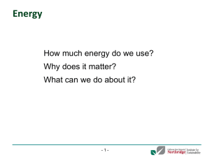 PowerPoint on Energy
