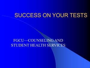 Test Anxiety ppt
