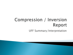 Compression/Inversion Report - UFF Summary/Interpretation
