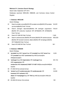 Methods S1: Literature Search Strategy Search date: September 30 2014