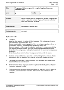 NZQA registered unit standard 19834 version 3  Page 1 of 3