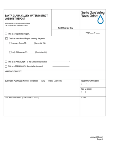 Lobbyist Report Form