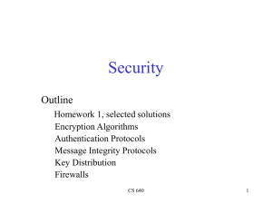 Security Outline