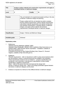 NZQA registered unit standard 27281 version 1  Page 1 of 5