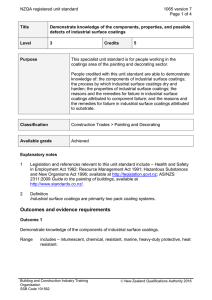 NZQA registered unit standard 1065 version 7  Page 1 of 4