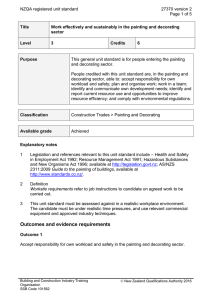 NZQA registered unit standard 27370 version 2  Page 1 of 5