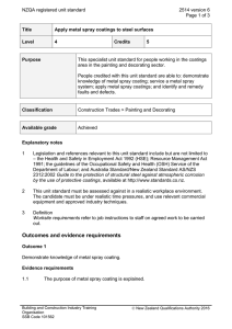 NZQA registered unit standard 2514 version 6  Page 1 of 3