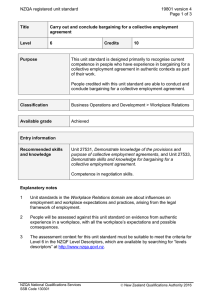 NZQA registered unit standard 19801 version 4  Page 1 of 3