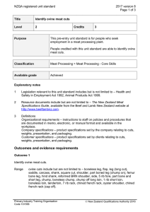 NZQA registered unit standard 2517 version 8  Page 1 of 3
