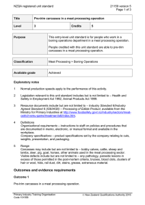 NZQA registered unit standard 21159 version 5  Page 1 of 3