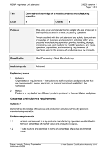 NZQA registered unit standard 28239 version 1  Page 1 of 3