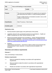 NZQA registered unit standard 20232 version 4  Page 1 of 2