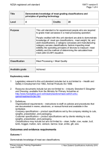 NZQA registered unit standard 16471 version 6  Page 1 of 4
