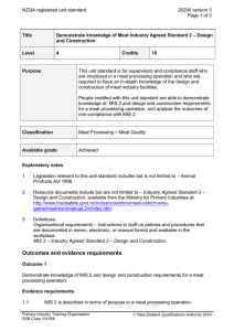 NZQA registered unit standard 26290 version 3  Page 1 of 3