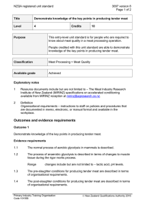 NZQA registered unit standard 3097 version 8  Page 1 of 2