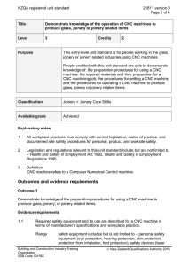 NZQA registered unit standard 21811 version 3  Page 1 of 4
