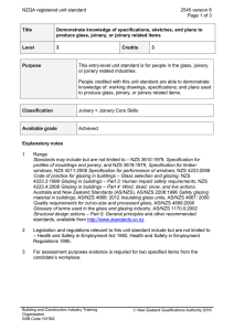 NZQA registered unit standard 2545 version 8  Page 1 of 3